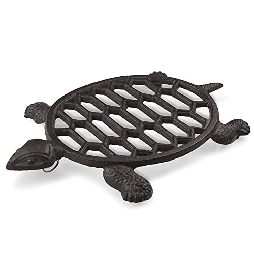 Gasaré TRIVET - TURTLE - CAST IRON Cast Iron Trivet, Metal Trivet thumb #5
