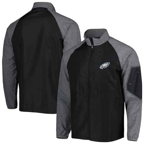 Image of Dunbrooke Men's NFL Hurricane Raglan Full-Zip Windbreaker Jacket
