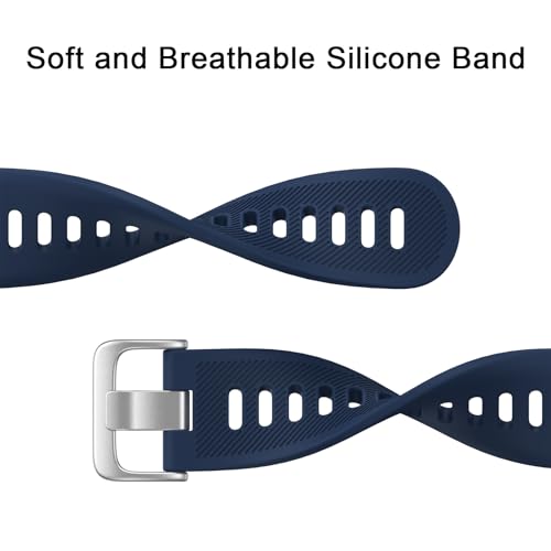 Image of Tobfit Straps Compatible with Garmin Vivoactive 5 /3,Venu Sq /Venu Watch Band for Women Men, 20mm Soft Silicone Sport Strap for Garmin Vivoactive 3 /5, Vivomove HR, Forerunner 245 /645 Music
