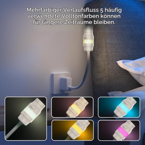 Crebeau HD 5D holografischer Galaxie Sternprojektor, USB Sternenhimmel Projektor Lampe, Um 360° Verstellbar Galaxy Projector… – Ansicht 2