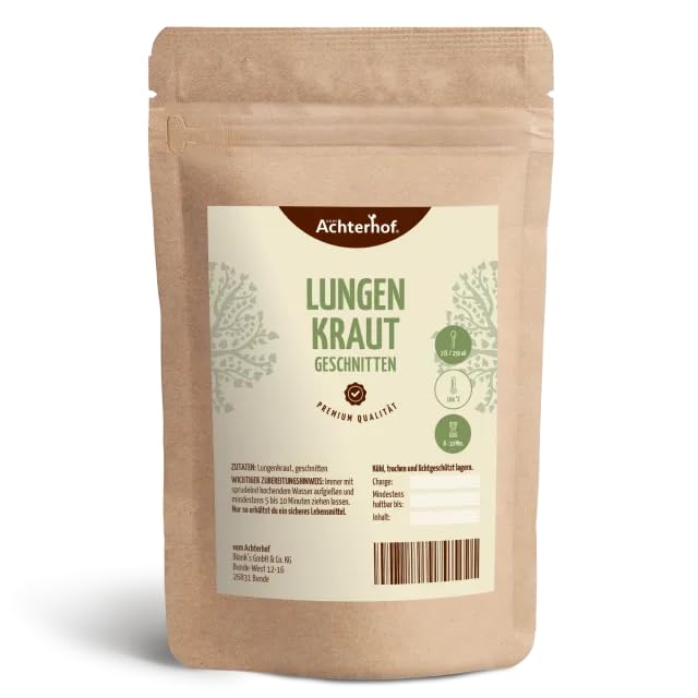 250 g Lungenkraut geschnitten Lungenkrauttee Kräutertee Kräuter vom-Achterhof