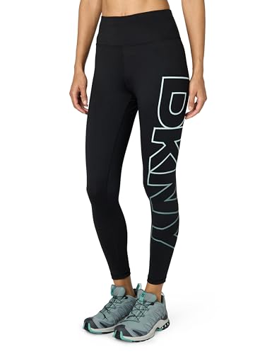 Leggings Mujer DKNY Exploded Logo de cintura alta y malla de compresión para entrenamiento