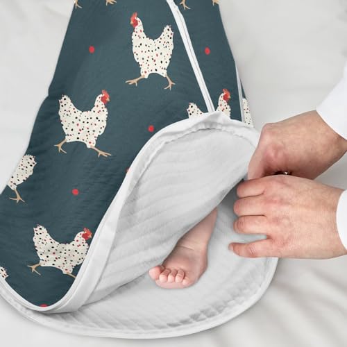 Image of vvfelixl Bright Funny Dinosaurs Baby Sleeping Bag Sleep Sack,Baby Wearable Blanket Sleep Suit for 0-6 Months