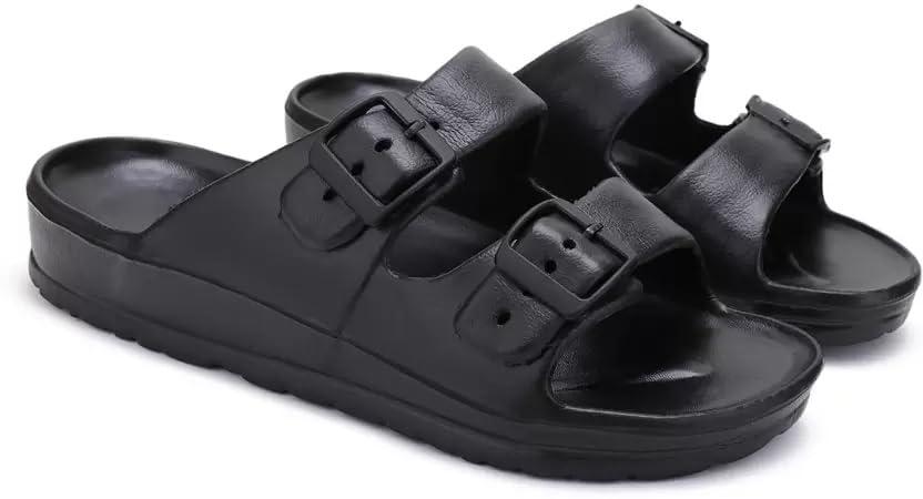 WINGSCRAFT- Supercool Stylish Premium Look | Flexible Eva Washable Slipper | Anti Skid Outsole Flip Flop for Men(Black) (B0CY9D7QZ3) Amazon Price History, Amazon Price Tracker