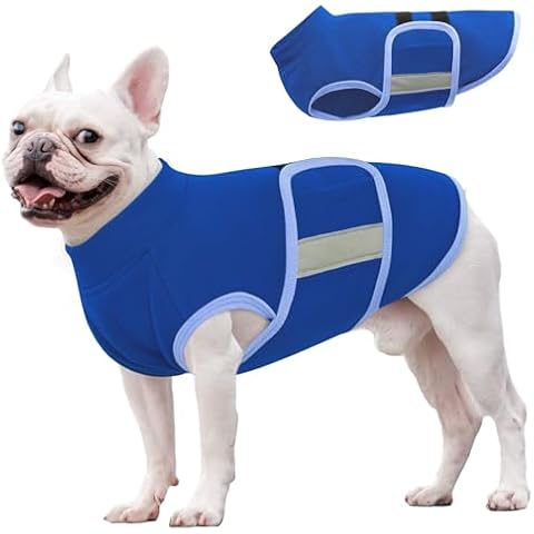 Nanaki Fleece Dog Vest Cold Winter Dog Sweatshirt, Soft Dog Fleece Sweater Dog Jacket,Adjustable Pullover Dog Sweaters Puppy Jacket Dog Warm Clothes Dog Winter Coat Dog Fall Plush Sweater Puppy Jacket Cover