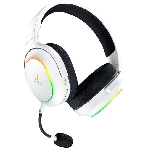 Barracuda X Chroma - Cuffie da gioco wireless multipiattaforma con 6 zone Chroma RGB (SmartSwitch Hyperspeed e Bluetooth, driver da 40 mm, microfono cardioide HyperClear staccabile) Bianco - Cuffia gaming - Immagine 9