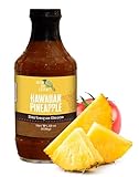 Green Jay Gourmet BBQ Sauce - Hawaiian Pineapple - All-Natural Barbecue Sauce with Apples, Gourmet Spices, Tomato Paste & More - Gourmet Barbecue Spread for Meats, Veggies & Other Foods - 19 Ounces