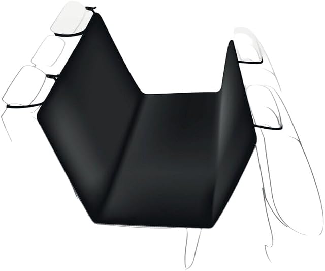 Trixie 13472 Auto-Schondecke, 1,45 × 1,60 m, schwarz