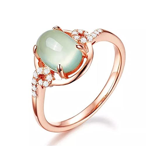 Bague en Cristal Rose Feng Shui en Opale | Propriétés Énergétiques en Or Rose