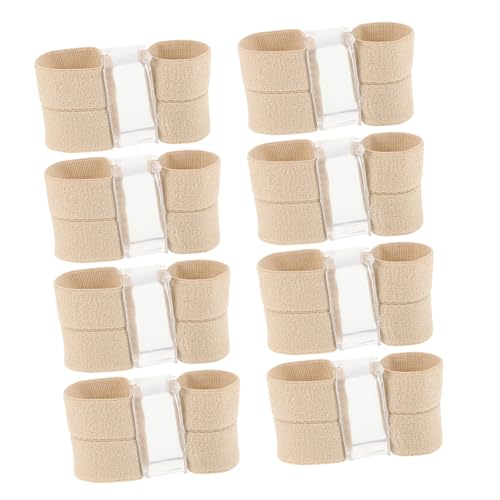 SOESFOUFU Gel Toe Separators for Women 8pcs Toe Spacers Elastic Band Soft Foot Protector for Bunions