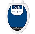 BEMIS 7300SLEC 000 Toilet Seat will Slow Close and Removes Easy for Cleaning, ELONGATED, White