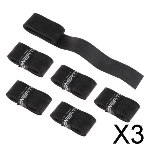 CALANDIS™ 3x6 Pieces Tennis Badminton Squash Racket Grip Overgrip Tape Black | Grips | Tennis | Tennis & Racquet Sports-image-24