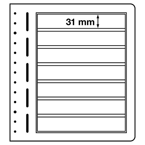 Feuilles Neutres LB LEUCHTTURM 7 compartiments de haute qualité pour l'archivage