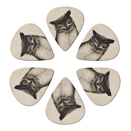Ensemble de 6 médiators de guitare hibou mignon pour guitare acoustique, guitare électrique, basse, ukulélé – fin, moyen… - Les Beatles, Paul McCartney, John Lennon, RIngo Starr, George Harrison Ensemble de 6 médiators de guitare hibou mignon pour guitare acoustique, guitare électrique, basse, ukulélé - fin, moyen… – Image 5