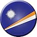 Marshall Islands Novelty Metal Circular Sign C-346