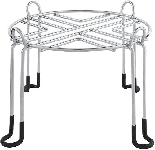 Amwater Water Filter Stand Compatible with Berkey/Doulton, 6 Inches Tall Stainless Steel Pitchers Countertop with Rubber Non-Slip, Works for Most Gravity-Fed Water Dispenser