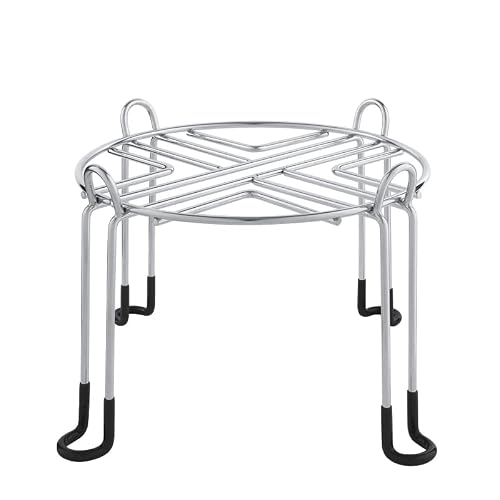 Amwater Water Filter Stand Compatible With Berkey/Doulton, 6 Inches Tall Stainless Steel Pitchers Countertop With Rubber Non-Slip, Works For Most Gravity-Fed Water Dispenser #TOP1