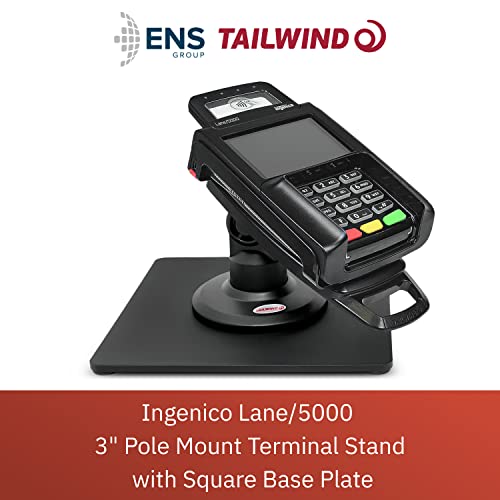 Base para terminal Ingenico Lane/5000 V2 con soporte de poste miniatura 2
