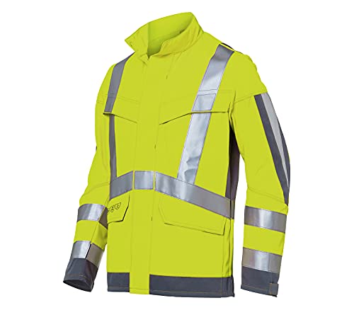 Veste KÜBLER Workwear haute résistance jaune anthracite hommes taille 106