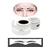 ELEVEN EVER Disposable Eyebrow Ruler Sticker, 50Pcs Eyebrow Shaping Stencils Microblading Supplies Adhesive Eyebrow Template Tool (Natural Eyebrow)