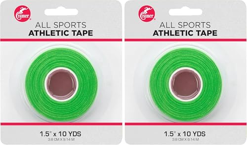 Image of Cramer Team Color Athletic Tape, Easy Tear Tape for Ankle, Wrist, & Injury Taping, Protect & Prevent Injuries, Promote Healing, Athletic Training Supplies, 1.5 inch X 10 Yard Roll, Colored AT Tape