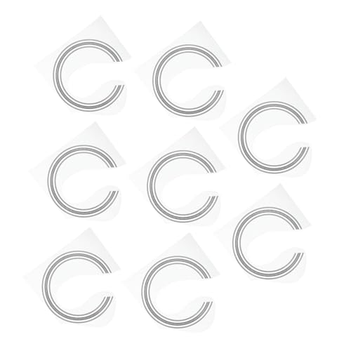 EXHUMKY 8 piezas Calcomanías Adhesivas de Roseta para Boca de Guitarra Acústica de Diseño Fino y...