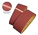 S SATC 3x18 Sanding Belts 20PCS Belt Sander Paper Aluminum Oxide (3 Each of 60/80/120/150/240/400 Grits & 2 of 40 Grits) Ideal for Wood Metal Paint Sanding