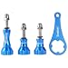 UOKOO Aluminum ThumbScrew Set + Wrench for Gopro Session, Hero6, 5, 4, 3+, 2, 1
