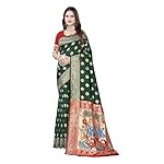 Sugathari-Womens-Banarasi-Saree-Pure-Paithani-Kanjivaram-Silk-Soft-new-ladies-2024-Design-Wear-Pattu-Sarees-Latest-Cotton-Party-Sari-collections-With-Blouse-Piece-for-Wedding-sadi-PARI-207