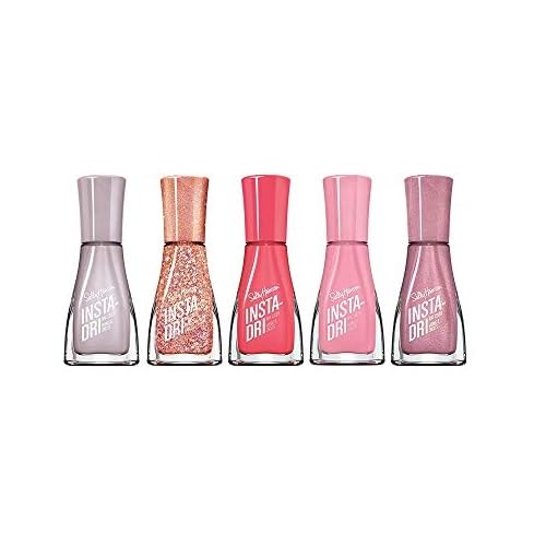 Sally Hanse Insta-Dri Nail Polish Set (5-PACK, 0.3 fl. oz. EA) - COLORS MAY VARY