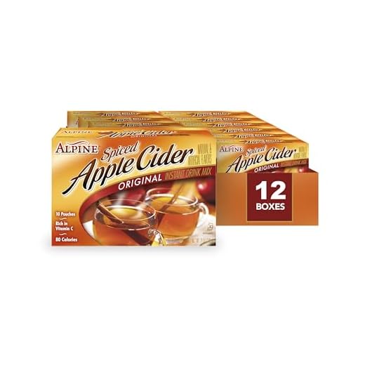 Instant Spiced Apple Cider Drink Mix Pouches
