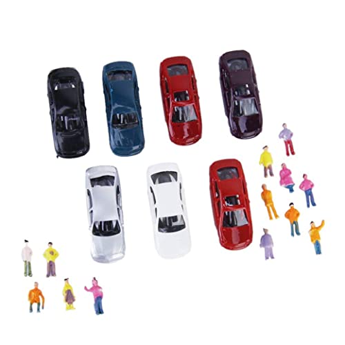 Nirelief Little People Miniature Figures Passenger People Figures 1:150 Tiny People Pose Scale Model Miniature Trains Architectural 100Pcs #TOP1