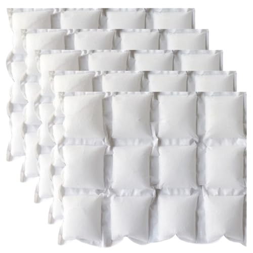 XUKZIMA 60 Pcs Ice Packs Freezer Packs Protable Ice Pack Blocks Ice Pack Freezer Blocks for Cool Box Cooler Accessories for Lunch Bags Shipping Food Fresh Cold Food Storage Camping Fishing Travel