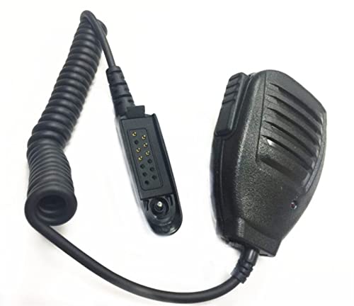 TCVCTNMZTX Kit de Mano micrófono Compatible for baofeng A58 BF-A58 BF-9700 Micrófono para intercomunicador