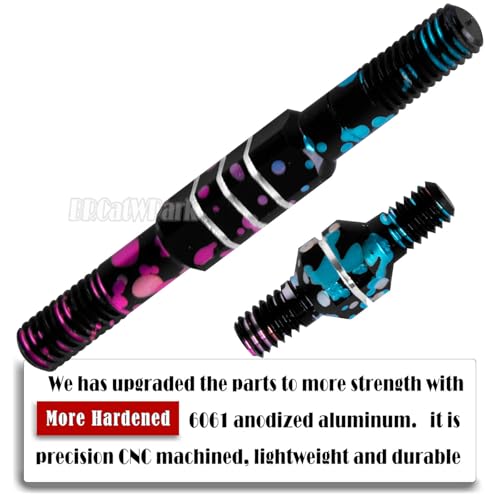 BRCatWPark RC Turnbuckles Camber Links Upgrades Part for 1/10 Slash 4WD VXL Rustler 4WD VXL Stampede 4WD VXL Bandit 4WD VXL,Aluminum Adjustable Turnbuckles Hop-Up,Colorful by BRCatWPark - Image 3