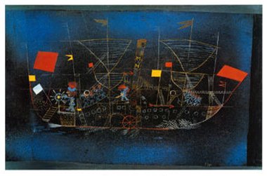 Peinture à l'huile Paul Klee pour habiller un mur vide avec art