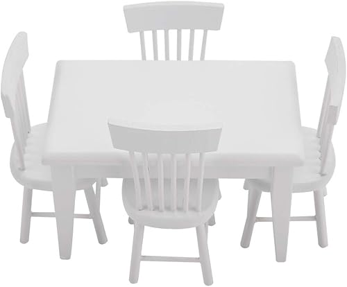 Miniatura 3 de Juego de muebles de cocina, casa de juegos de juguete 1/12 casa de muñecas en miniatura para cocina/comedor kit de decoración de muebles