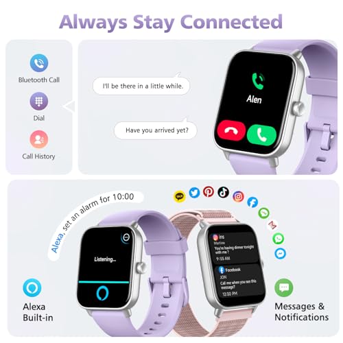 Image of Smart Watch for Android Phones & iPhones, Fitness Watches for Women Men