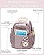 Makukke Schulrucksack Mädchen, Wasserdicht Schulranzen Mädchen 5.klasse 30L Stauraum Schultasche, Rucksack Schule Lässiger Kinderrucksack mit Süßem Anhänger
