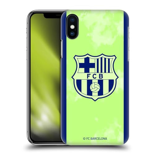 Image of Head Case Designs Officially Licensed FC Barcelona Third 2024/25 Crest Kit Hard Back Case Compatible With Apple iPhone X/iPhone XS