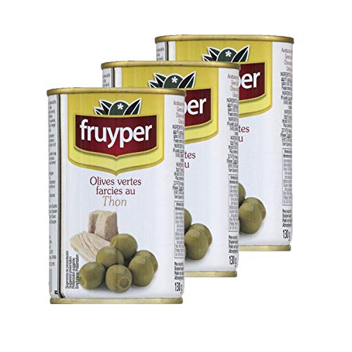 Lot 3x Olives farcies au thon - Fruyper - boite 130g Cover