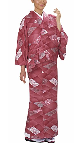 【帯結びタイプ二部式着物】★正絹★紅型小紋★ス－パ－鈴ガ－ド 帯結びタイプ二部式着物】☆正絹☆紅型小紋☆ス－パ－鈴