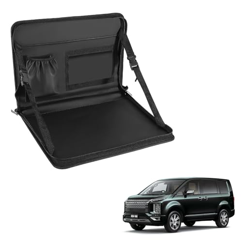 YUMENG 三菱 デリカ D5 車 ハンドル テーブル 車用テーブル 後部座席 折りたたみ 車載テーブル 仕事 食事 タブレットpc 車内 パソコン スタンド 内装パーツ アクセサリー 取付簡単