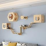 muebles para gatos chile Satisface la naturaleza lúdica del gato: diseño de suspensión, el tamaño de las tablas es adecuado para que los gatos jueguen, estante multifuncional para gatos puede permitir que tu gato juegue y duerma