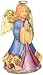 Jim Shore for Enesco Heartwood Creek 5.25" Angel Praying Figurine, 1 Pint