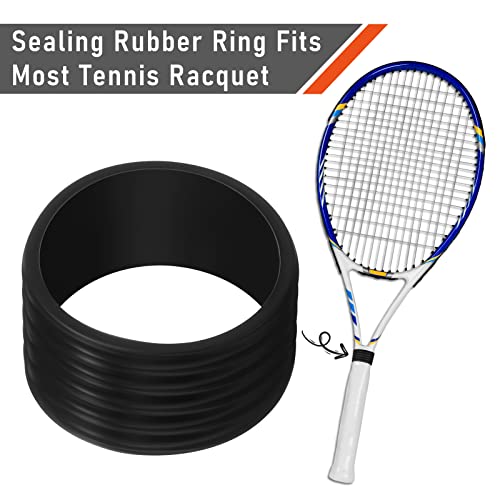 Leitee 10 Pcs Tennis Racket Silicone Racquet Grip Ring Racket Band Non Slip Racket Rubber Ring Absorbent Overgrip In Place For Racquetball Badminton Squash Baseball Bat Handle #TOP3