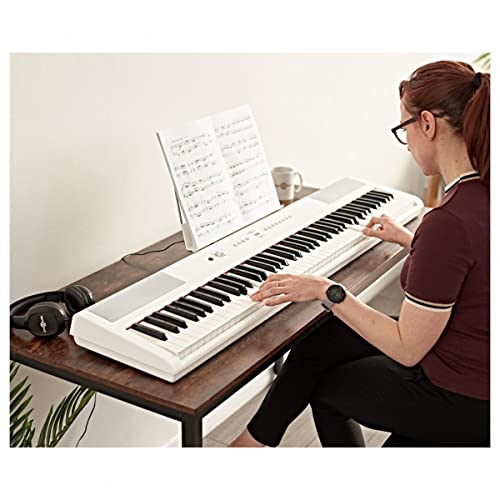 Piano de Scène SDP-2 par Gear4music + Support Pédale et Casque White - Les Beatles, Paul McCartney, John Lennon, RIngo Starr, George Harrison Piano de Scène SDP-2 par Gear4music + Support Pédale et Casque White – Image 5