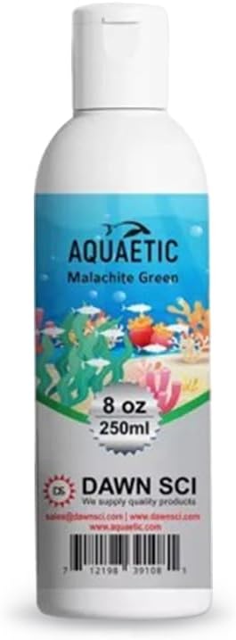 Aquaetic Malachite Green Aquarium Treatment Solution, 8 Ounce