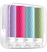 YEALIFE Travel Bottles for Toiletries, TSA Approved 3.4oz Travel Size Containers, BPA Free Leak P...
