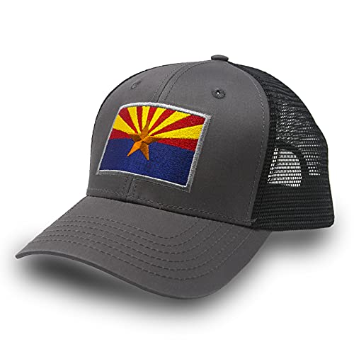 Image of International Tie State Hat for Men and Women, Adjustable Snapback Trucker Baseball Cap with Embroidered Patch